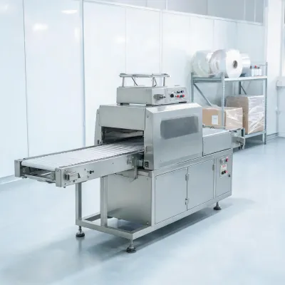 semi automatic shrink wrapping machine